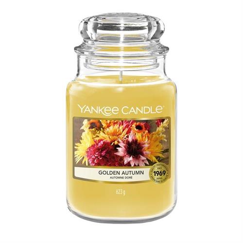 Yankee Candle Golden Autumn Large Jar Retail Box No
