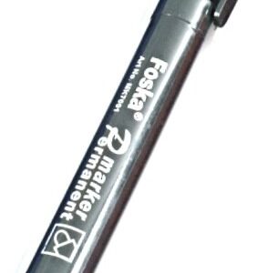Foska Black Permanent Marker
