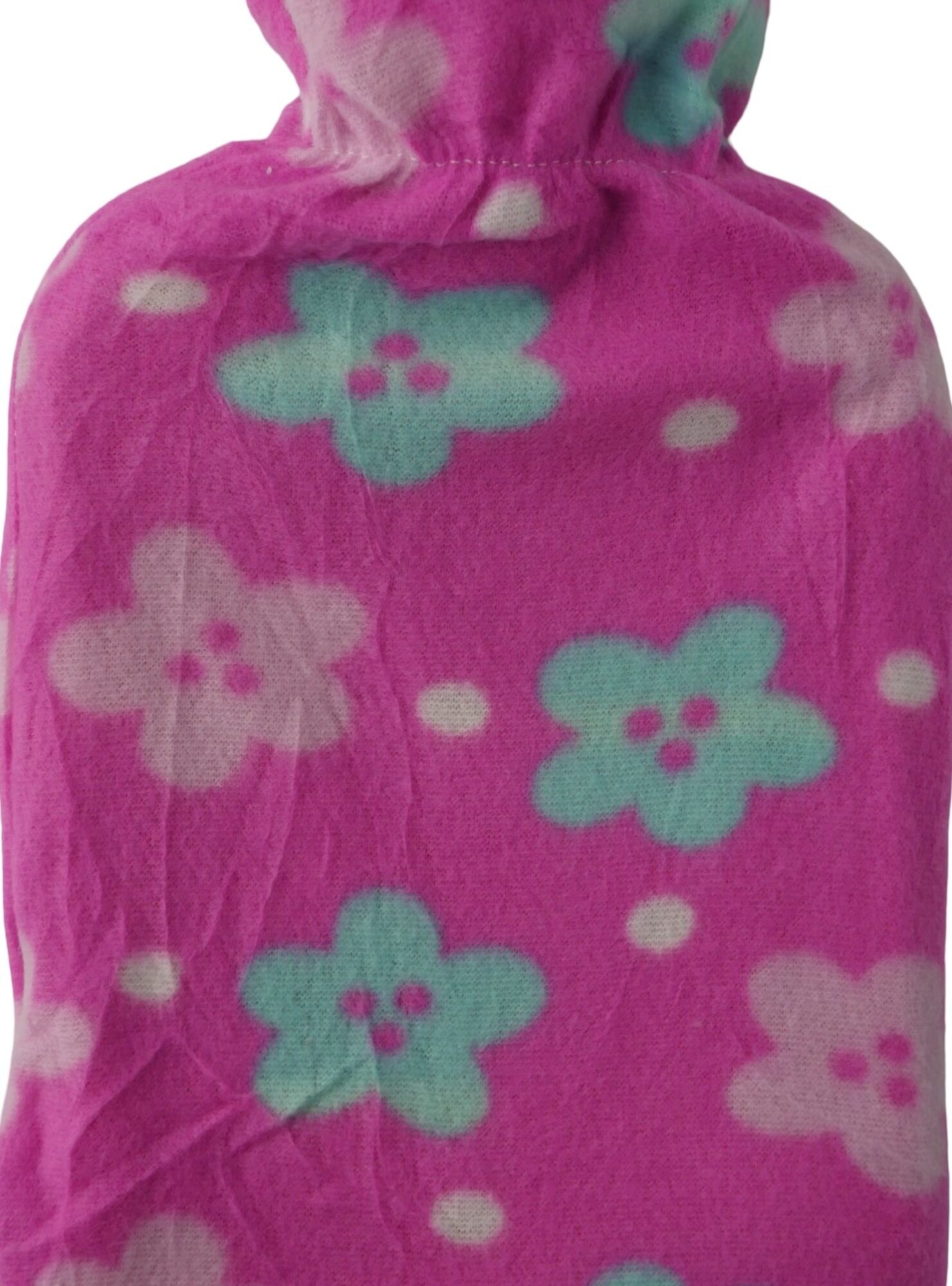 Casey Deluxe Rubber 2 Litre Hot Water Bottle Pink Flower