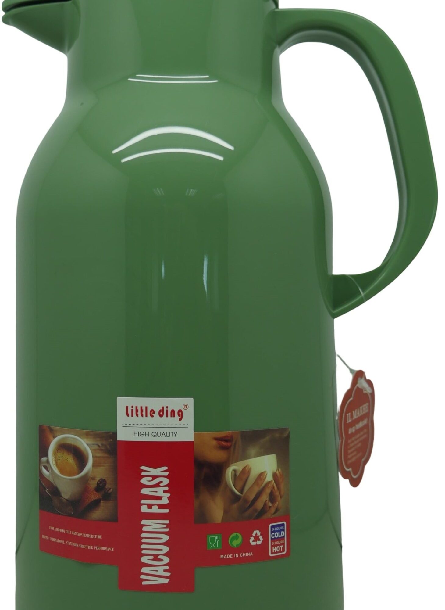 Casey Little Ding 1.3L Flask Jug in green