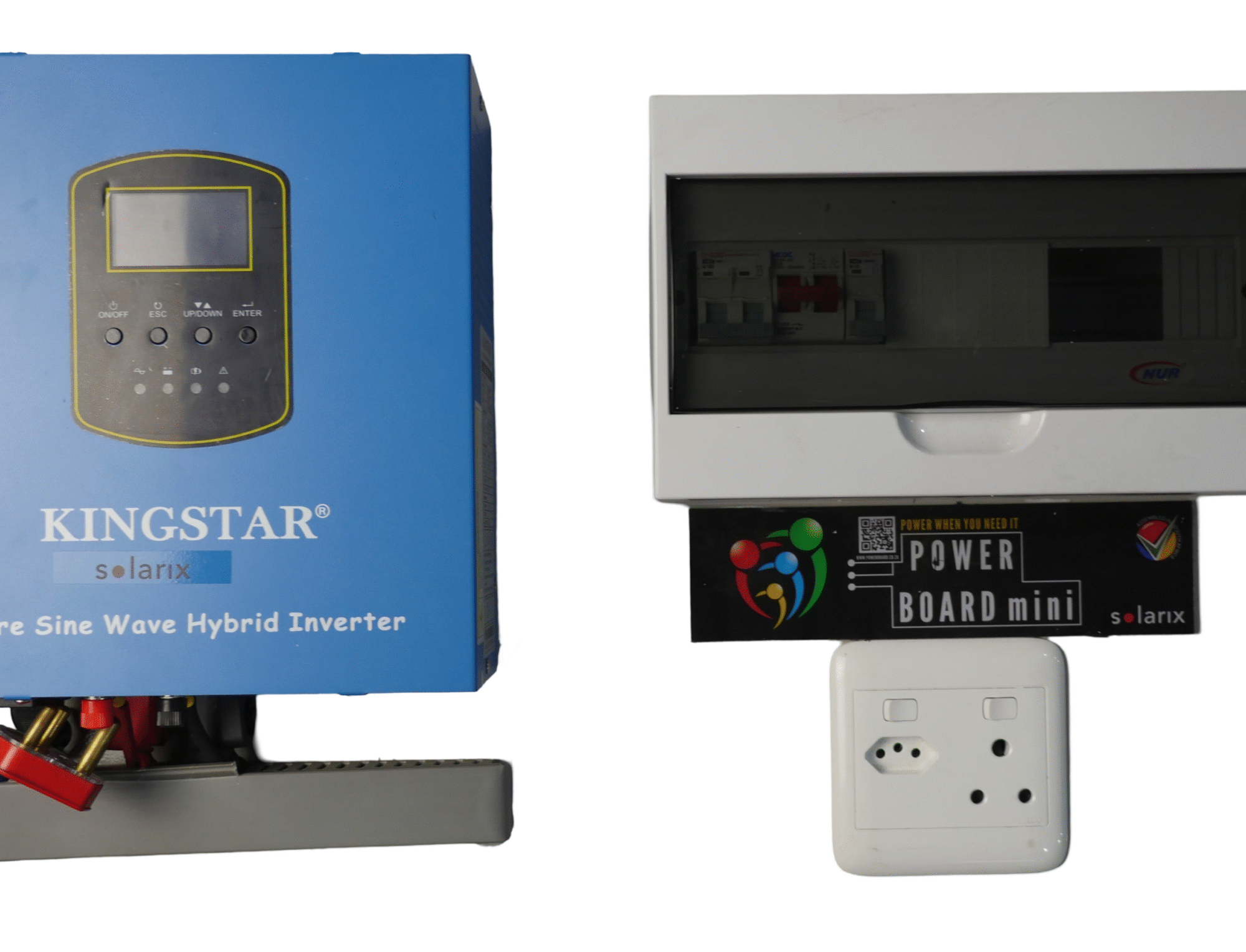 KingStar Solarix Pre-Built 1.5KVA Hybrid 12V Powerboard